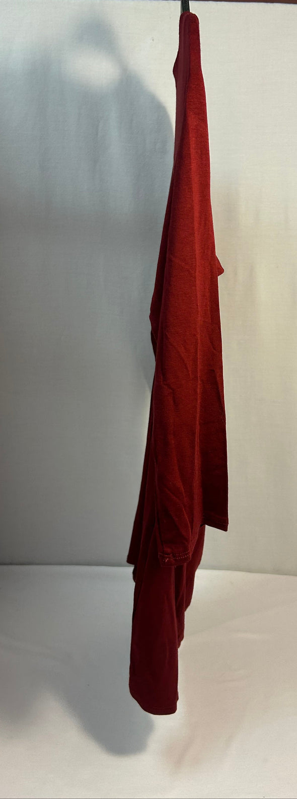 Ladies Long Sleeve Dress, Burgundy, Medium, NEW
