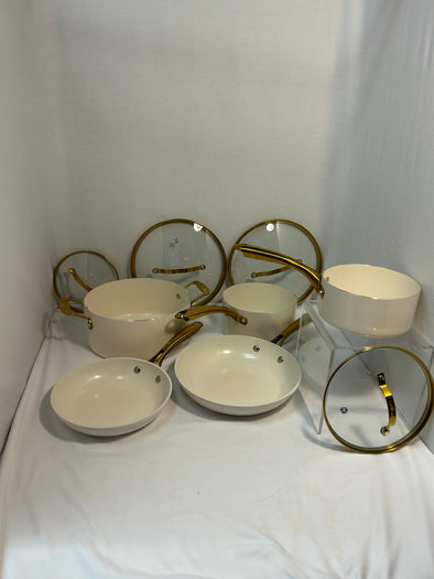 9-Piece Ceramic Cookware Set