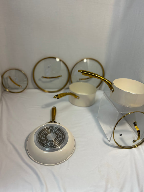 9-Piece Ceramic Cookware Set
