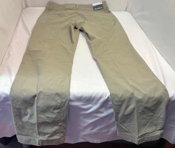 Women's Casual Pants, Grey, Adjustable Leg, Size 10