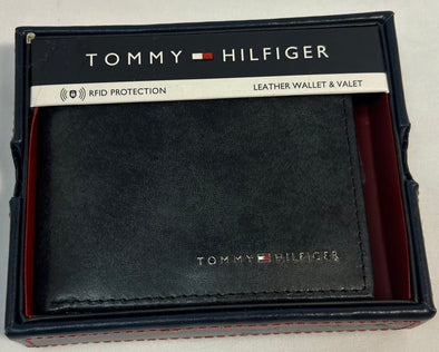 RFID Wallet, Navy Leather, New in Gift Box