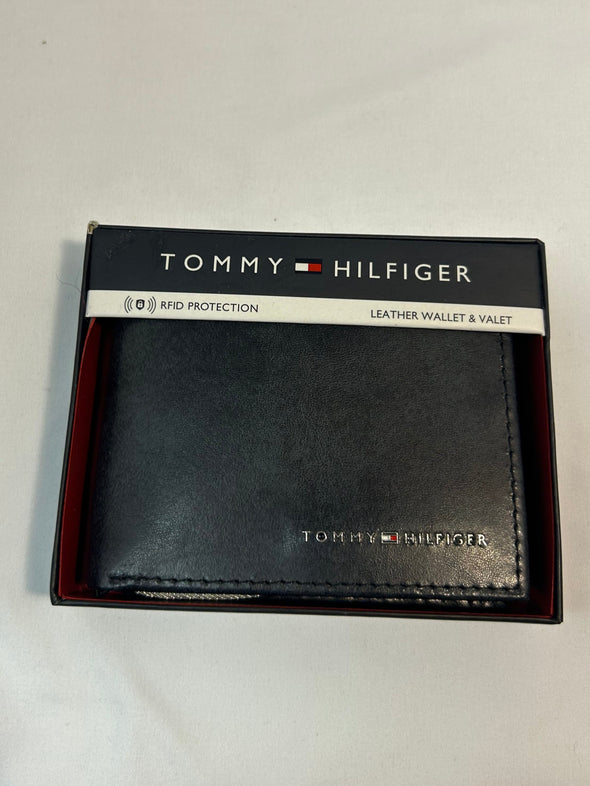 RFID Wallet, Navy Leather, New in Gift Box