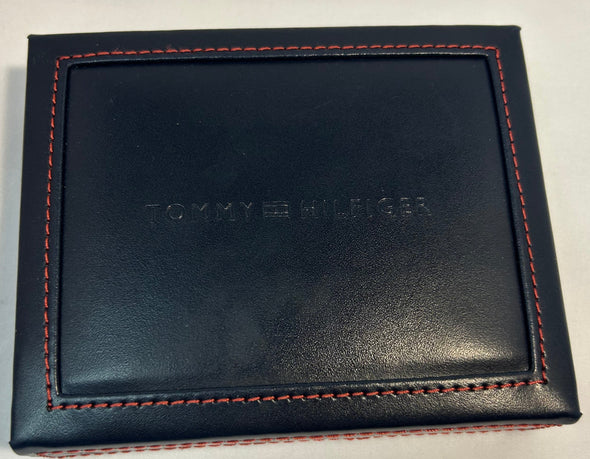 RFID Wallet, Navy Leather, New in Gift Box