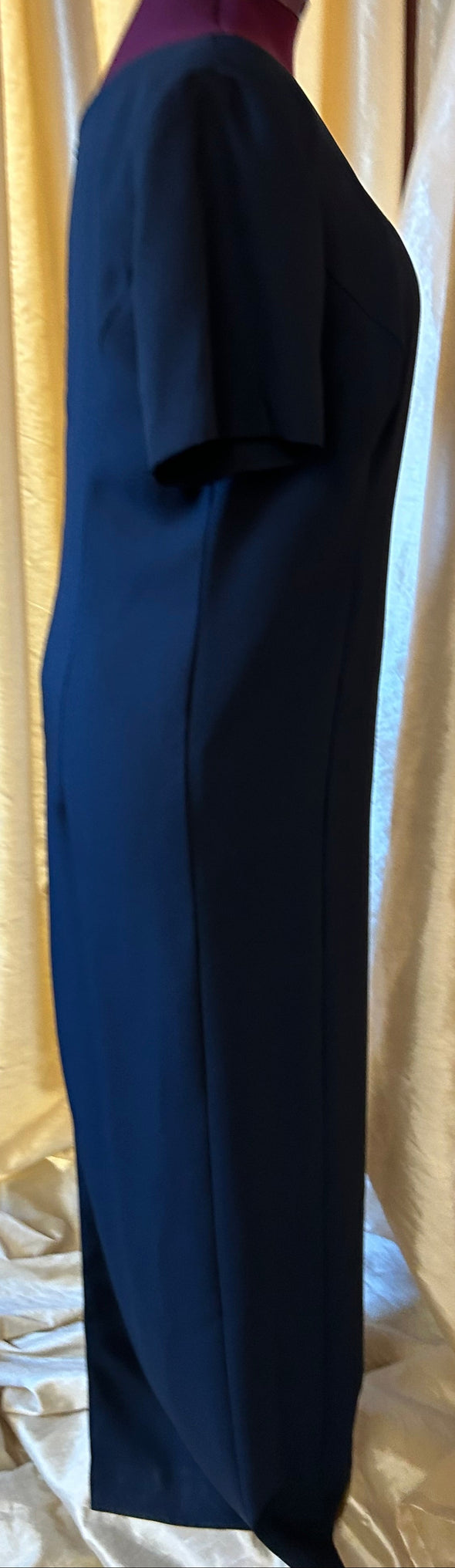 2-Piece Designer Brand Maxi Dress Jacket Ensemble, Size 16