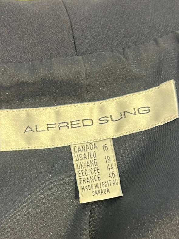 2-Piece Designer Brand Maxi Dress Jacket Ensemble, Size 16