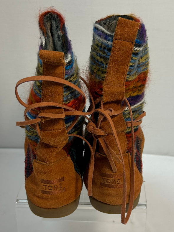Rainbow Nepal Boots, Size 7.5