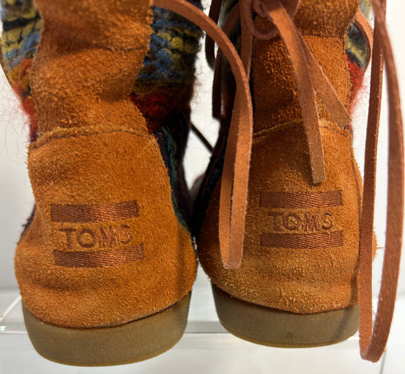 Rainbow Nepal Boots, Size 7.5
