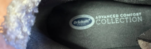 Ankle Lace Up Bootie, Hiking, With Faux Fur, Black, Size 8