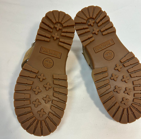 Ladies Cross Strap Sandals, Beige, 8.5, NEW