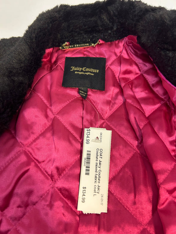 Long Sleeve Bomber Jacket, Black, Large, NEW