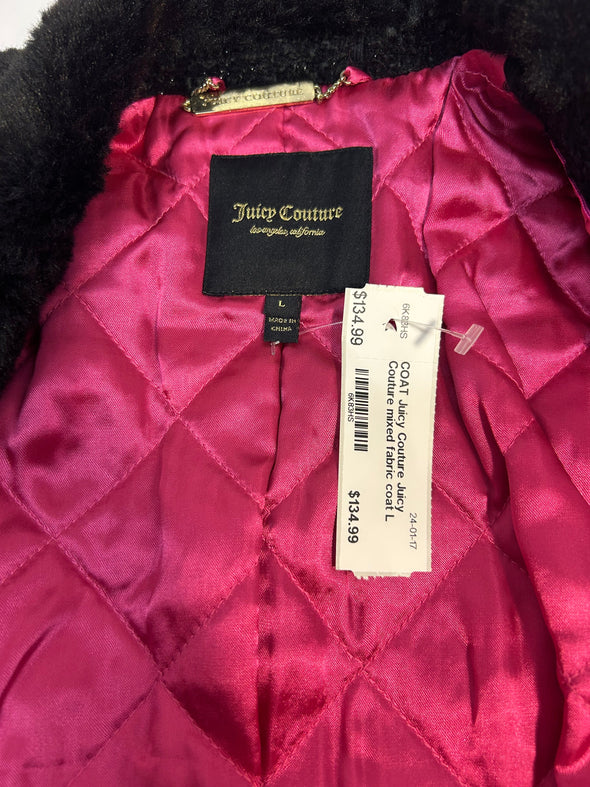 Long Sleeve Bomber Jacket, Black, Large, NEW