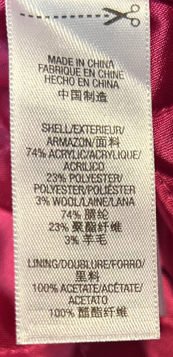 Long Sleeve Bomber Jacket, Black, Large, NEW