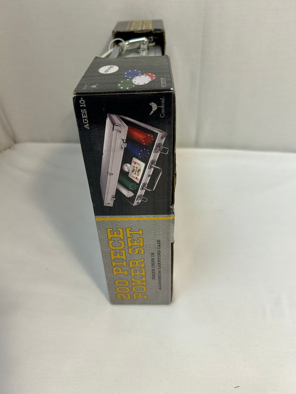 200 Piece Poker Set in Aluminum Carrying Case. New