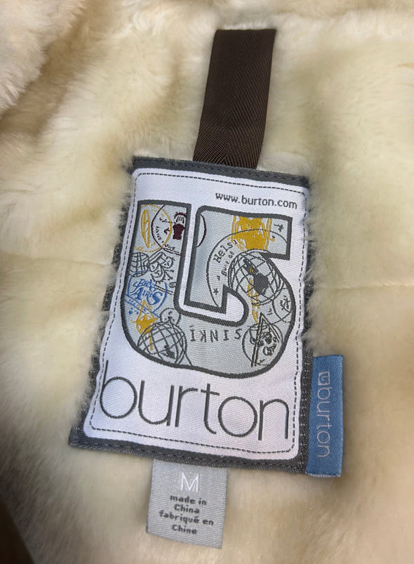 Ladies Ski/Board Jacket, Brown/White, Medium, Poly/Nylon