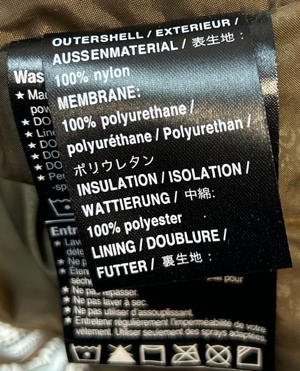 Ladies Ski/Board Jacket, Brown/White, Medium, Poly/Nylon