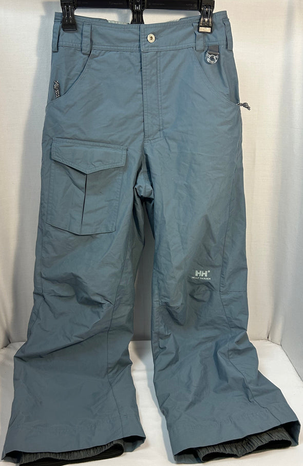 Winter Cargo Pants, Grey, Size Small Poly/Nylon Blend