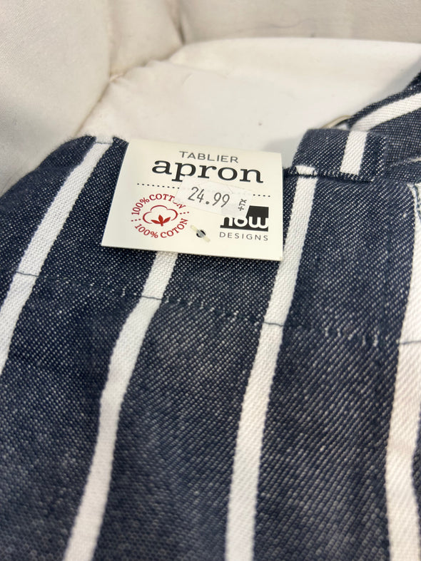 2 Aprons, Stripe Pattern, Chevron Pattern, 26" x 35", NEW