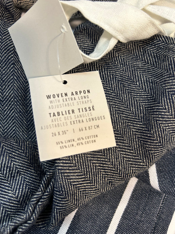 2 Aprons, Stripe Pattern, Chevron Pattern, 26" x 35", NEW
