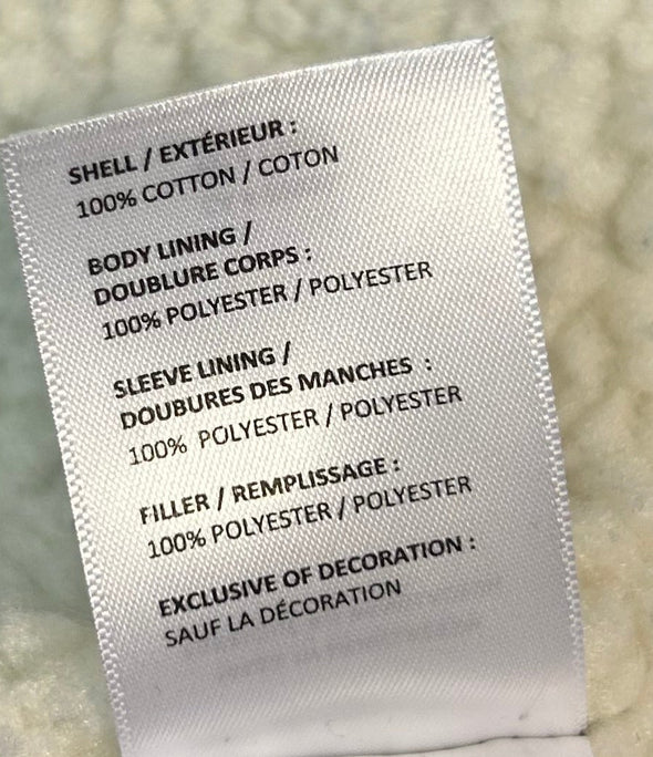 Sherpa-Like Lined Shirt, Navy Check, Medium