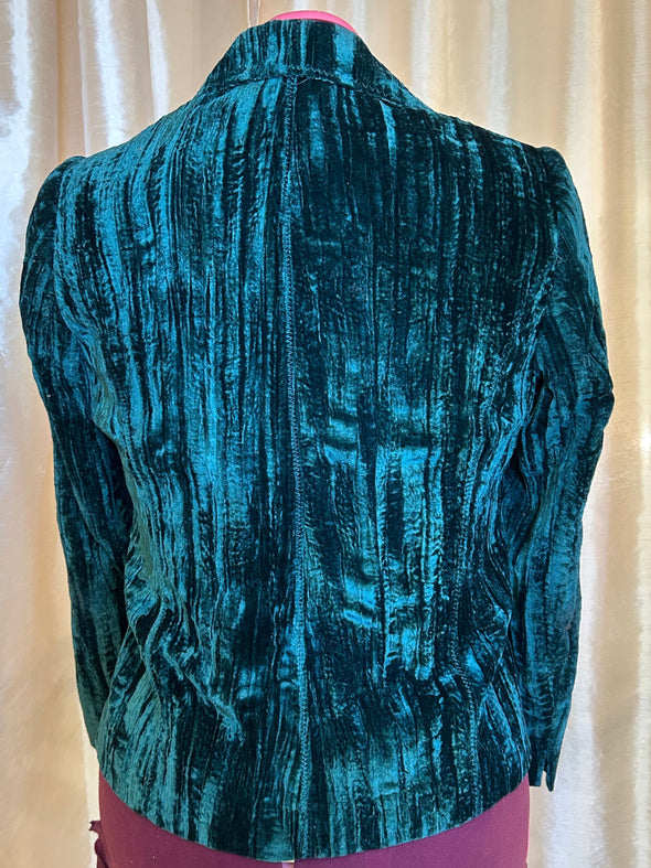 Ladies Blazer, Hunter Green Size 6 Petite,