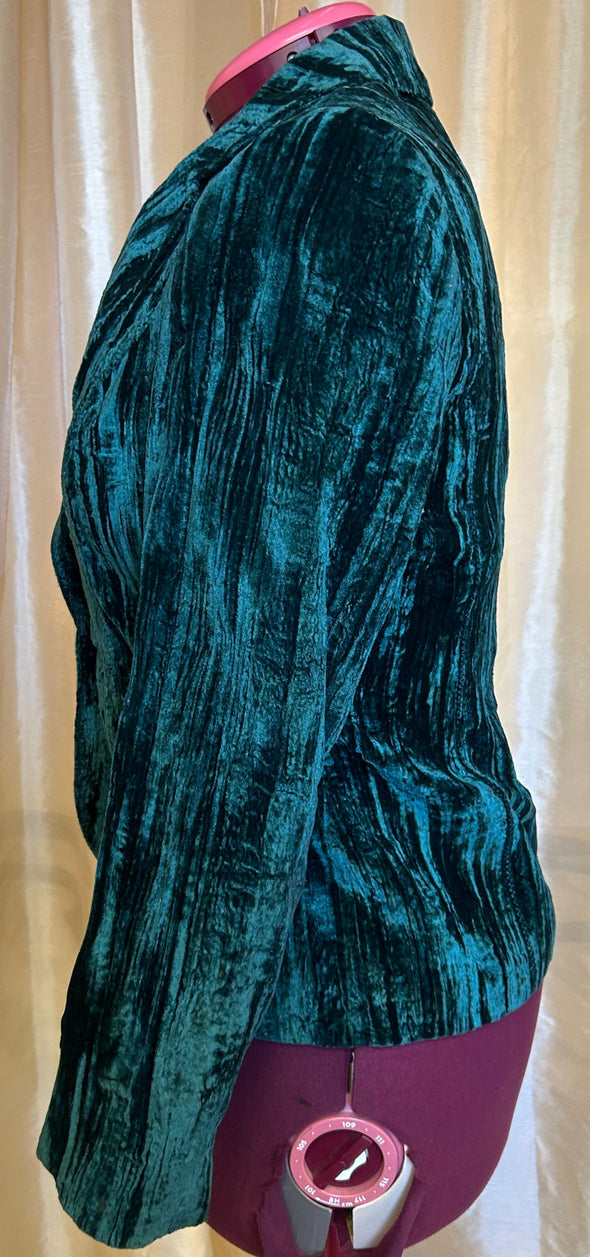 Ladies Blazer, Hunter Green Size 6 Petite,