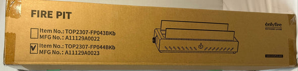 Portable Tabletop Fire Pit, Requires Propane