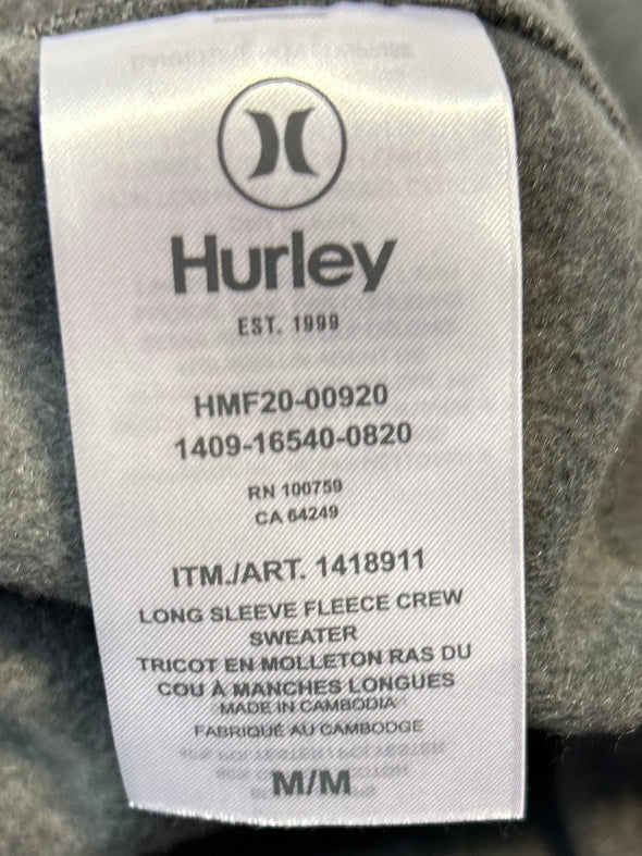 Men's Fleece Lined Shirt, Grey, Medium, NEW