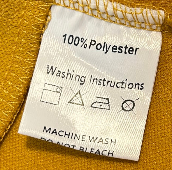 Ladies Cocoon Jacket, Mustard, 100% Polyester, NEW