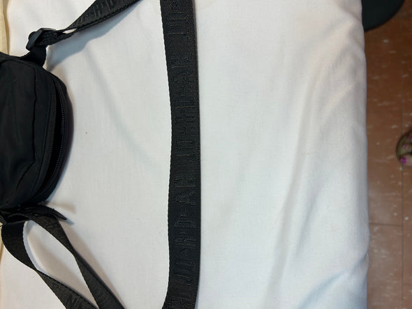 Ladies Cross Body Fur Trimmed Designer Purse, 12" x 10",