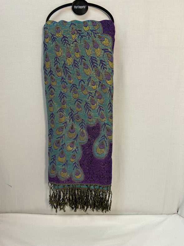 Beautiful Pashmina, Purple, 27.2 x 70.9