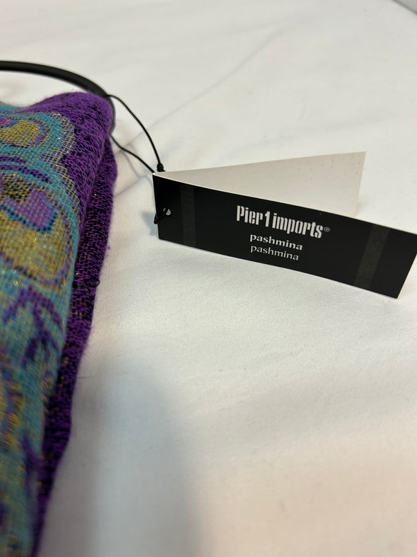 Beautiful Pashmina, Purple, 27.2 x 70.9