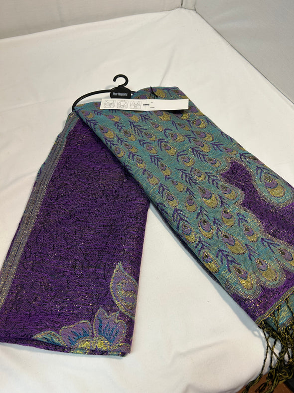Beautiful Pashmina, Purple, 27.2 x 70.9