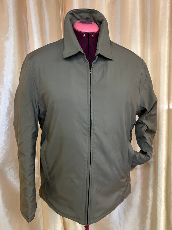 Ladies Windbreaker Jacket, Green, Size Medium,