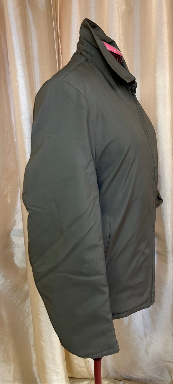 Ladies Windbreaker Jacket, Green, Size Medium,