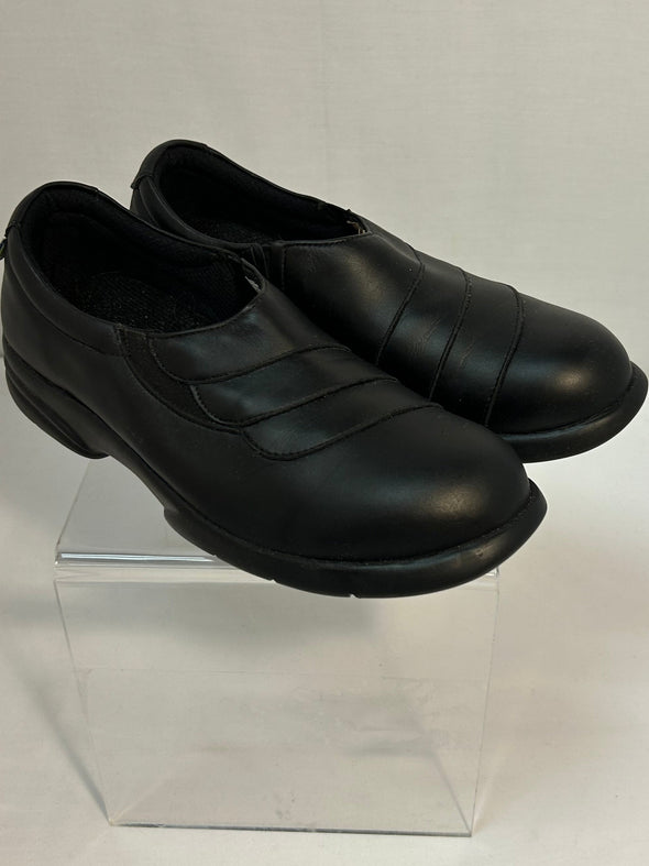 Women's Featherlike Walking Safety Shoes, Black, Size 8.5,