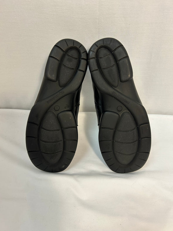 Women's Featherlike Walking Safety Shoes, Black, Size 8.5,