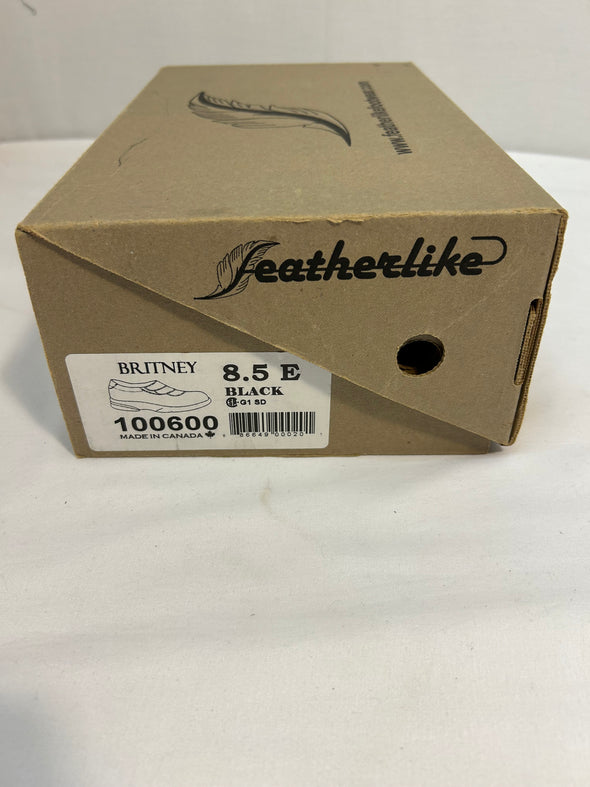 Women's Featherlike Walking Safety Shoes, Black, Size 8.5,