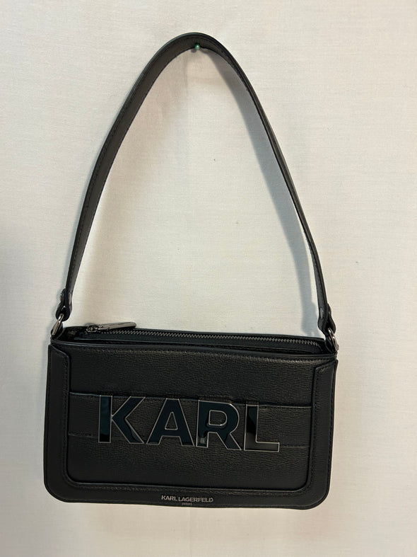 Ladies Design Brand Purse, Black, 9.5" x 6" NEW