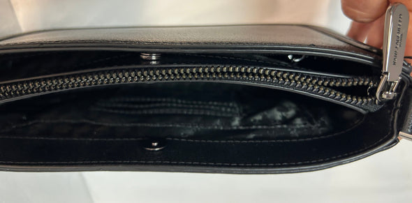 Ladies Design Brand Purse, Black, 9.5" x 6" NEW