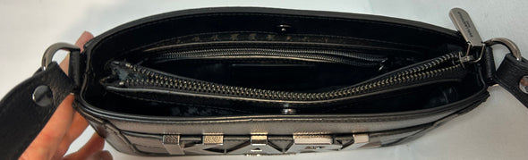 Ladies Design Brand Purse, Black, 9.5" x 6" NEW