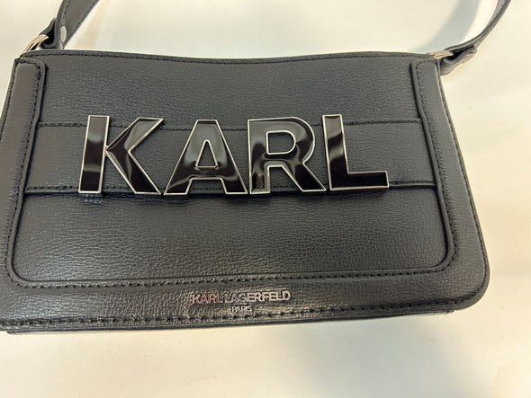 Ladies Design Brand Purse, Black, 9.5" x 6" NEW