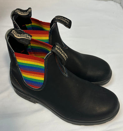 Ankle Length Boots, Black, Made in Tasmania, Australia, Size 5.5