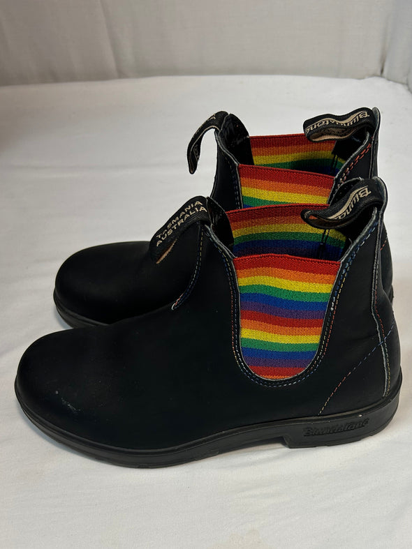 Ankle Length Boots, Black, Made in Tasmania, Australia, Size 5.5