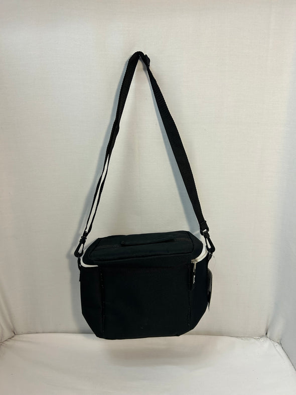 NHL Team Cooler Bag, Black Red Gold Logo on Front, 8" x 12"