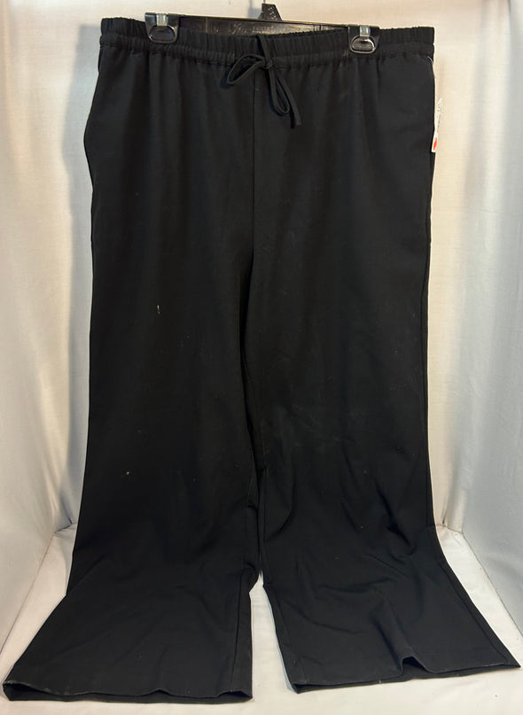 Women's Pants, Black, XL, 65% Poly/33% Viscose/4% Elastane