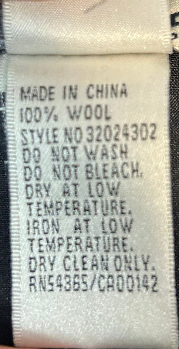 Lined Pure Wool Black Skirt Size 16, NEW