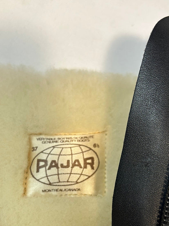 Ladies Knee High winter Boots, Sherpa Lined, Black, Size 6.5,