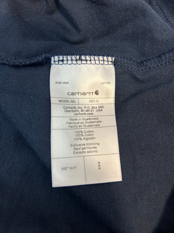 Short Sleeve T-Shirt, Navy, Medium, 100% Cotton