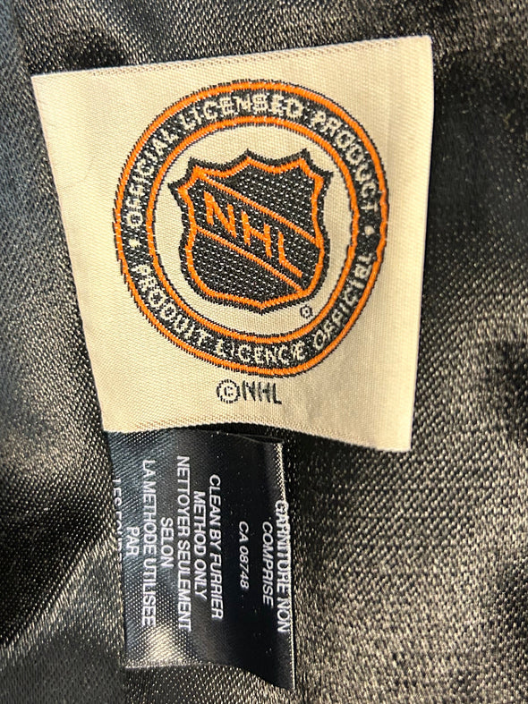 Men's NHL Team Jacket, Team Logo, Black/Red,