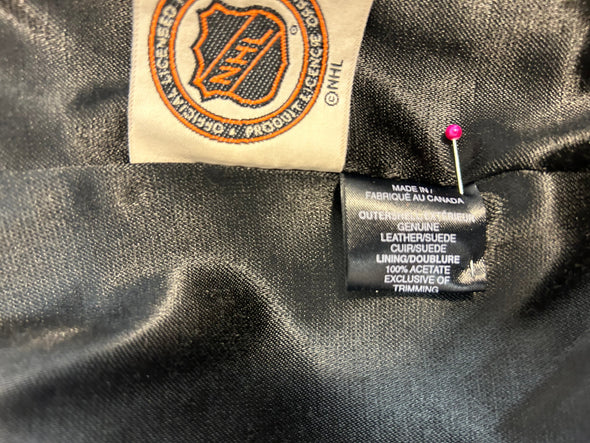 Men's NHL Team Jacket, Team Logo, Black/Red,